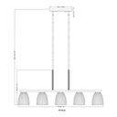 Z-Lite Naya 5 Light Linear Chandelier image 14