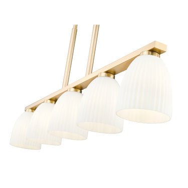 Z-Lite Naya 5 Light Linear Chandelier image 7