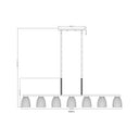 Z-Lite Naya 7 Light Linear Chandelier image 14