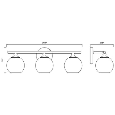 Z-Lite Neoma 3 Light Vanity Light image 28