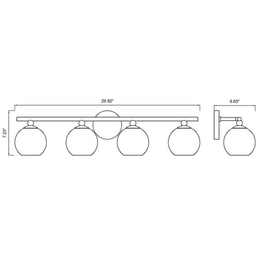 Z-Lite Neoma 4 Light Vanity Light image 28
