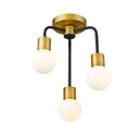 Z-Lite Neutra 3 Light Semi Flush Mount image 2