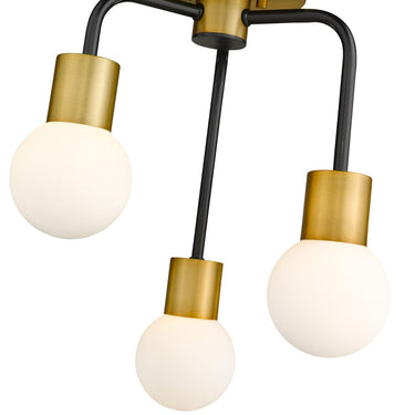Z-Lite Neutra 3 Light Semi Flush Mount image 3