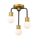 Z-Lite Neutra 3 Light Semi Flush Mount image