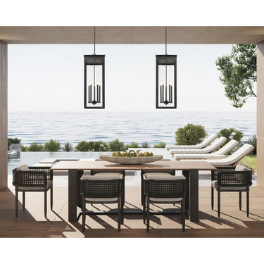Z-Lite Nova 5 Light Outdoor Chain Mount Ceiling Fixture image 6