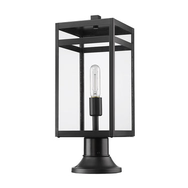 Z-Lite Nuri 1 Light Outdoor Pier Mounted Fixture image 4