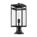 Z-Lite Nuri 1 Light Outdoor Pier Mounted Fixture image
