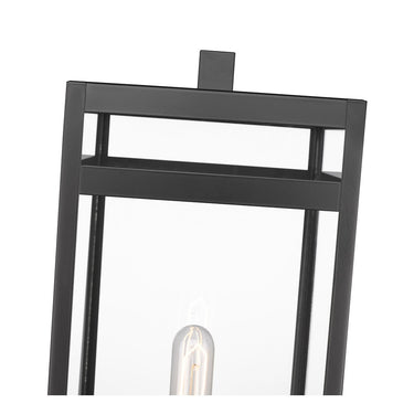 Z-Lite Nuri Glass 1 Light Outdoor Pier Mounted Fixture image 3