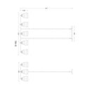 Z-Lite Oren 8 Light Linear Chandelier image 14