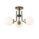 Z-Lite Parsons 3 Light Semi Flush Mount image