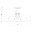 Z-Lite Parsons 5 Light Semi Flush Mount image 7