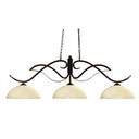 Z-Lite Phoenix Golden Mottle 3 Light Billiard Light image