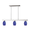 Z-Lite Players Blue 3 Light Billiard Light image