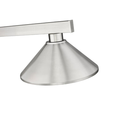 Z-Lite Players Brushed Nickel 3 Light Billiard Light image 3