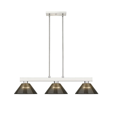 Z-Lite Players Smoke 3 Light Billiard Light image 1