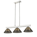 Z-Lite Players Smoke 3 Light Billiard Light image
