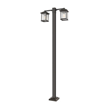 Z-Lite Portland 2 Light Outdoor Post Mounted Fixture image 1