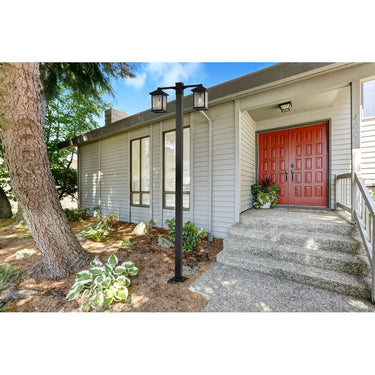 Z-Lite Portland 2 Light Outdoor Post Mounted Fixture image 3