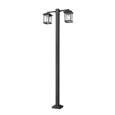 Z-Lite Portland 2 Light Outdoor Post Mounted Fixture image