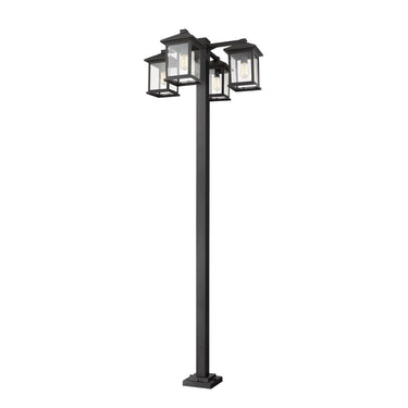 Z-Lite Portland 4 Light Outdoor Post Mounted Fixture image
