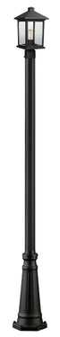 Z-Lite Portland Black 1 Light Outdoor Post Mounted Fixture image