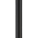 Z-Lite Portland Glass 1 Black Light Outdoor Post Mounted Fixture image