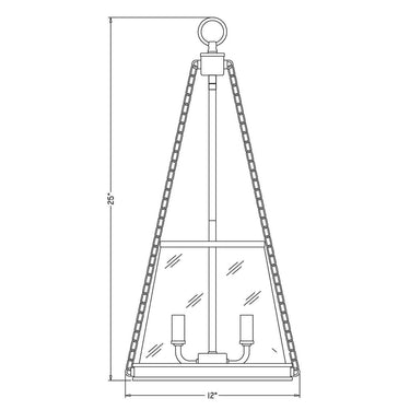 Z-Lite Prescott 3 Light Pendant image 28