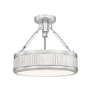 Z-Lite Quinn 1 Light Semi Flush Mount image 1