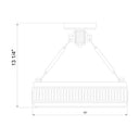Z-Lite Quinn 1 Light Semi Flush Mount image 14