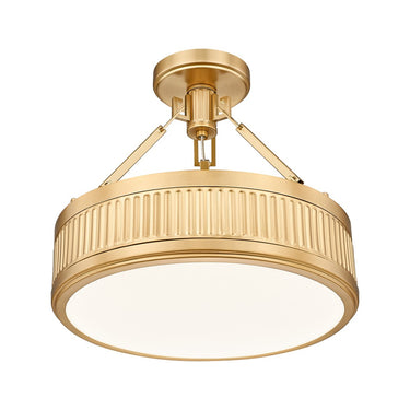 Z-Lite Quinn 1 Light Semi Flush Mount image 4