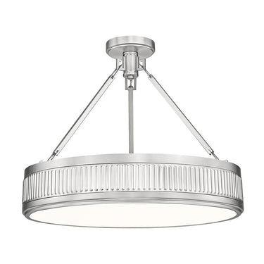 Z-Lite Quinn 3 Light Semi Flush Mount image 1