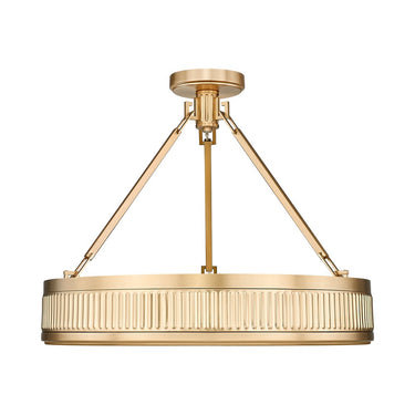 Z-Lite Quinn 3 Light Semi Flush Mount image 2
