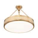 Z-Lite Quinn 3 Light Semi Flush Mount image 4