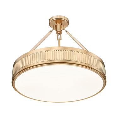 Z-Lite Quinn 3 Light Semi Flush Mount image 4