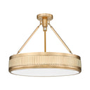Z-Lite Quinn 3 Light Semi Flush Mount image 8