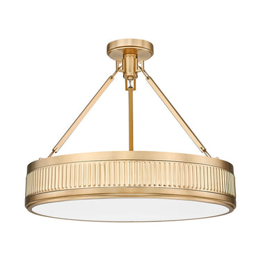 Z-Lite Quinn 3 Light Semi Flush Mount image 8