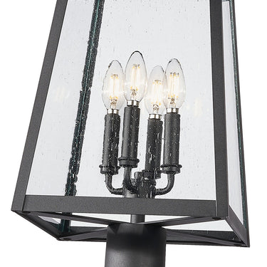 Z-Lite Rainer 4 Light Outdoor Post Mounted Fixture image 3