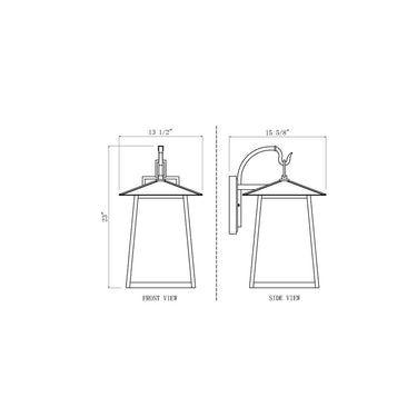 Z-Lite Rainer 4 Light Outdoor Wall image 7