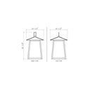 Z-Lite Rainer 5 Light Outdoor Chain Mount Ceiling Fixture image 7