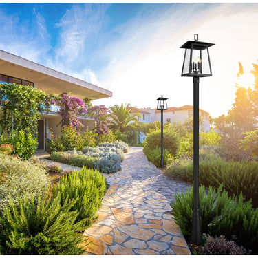 Z-Lite Rainer 5 Light Outdoor Post Mounted Fixture image 6
