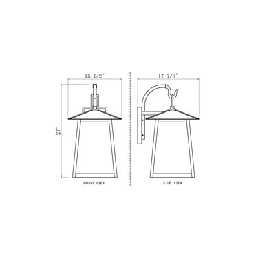 Z-Lite Rainer 5 Light Outdoor Wall image 7