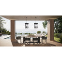 Z-Lite Rainer 6 Light Outdoor Chain Mount Ceiling Fixture image 6