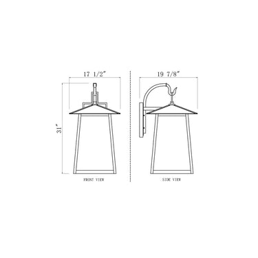 Z-Lite Rainer 6 Light Outdoor Wall image 7