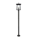 Z-Lite Rainer 98" High 4 Light Outdoor Post Mounted Fixture image 2
