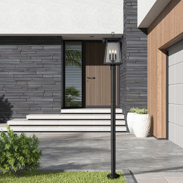 Z-Lite Rainer 98" High 4 Light Outdoor Post Mounted Fixture image 6