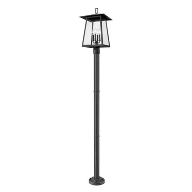 Z-Lite Rainer 98" High 4 Light Outdoor Post Mounted Fixture image
