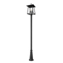 Z-Lite Rainer Glass 5 Light Outdoor Post Mounted Fixture image 1