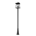Z-Lite Rainer Glass 5 Light Outdoor Post Mounted Fixture image 4