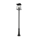 Z-Lite Rainer Glass 6 Light Outdoor Post Mounted Fixture image 1