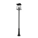 Z-Lite Rainer Glass 6 Light Outdoor Post Mounted Fixture image 4